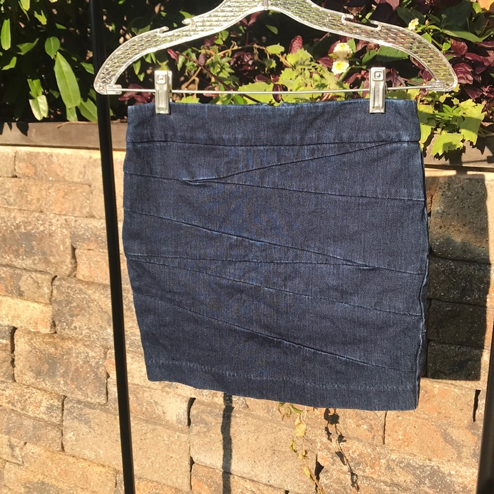 Bodycon Blank Jean Skirt